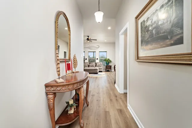 a very nice looking room with a large window