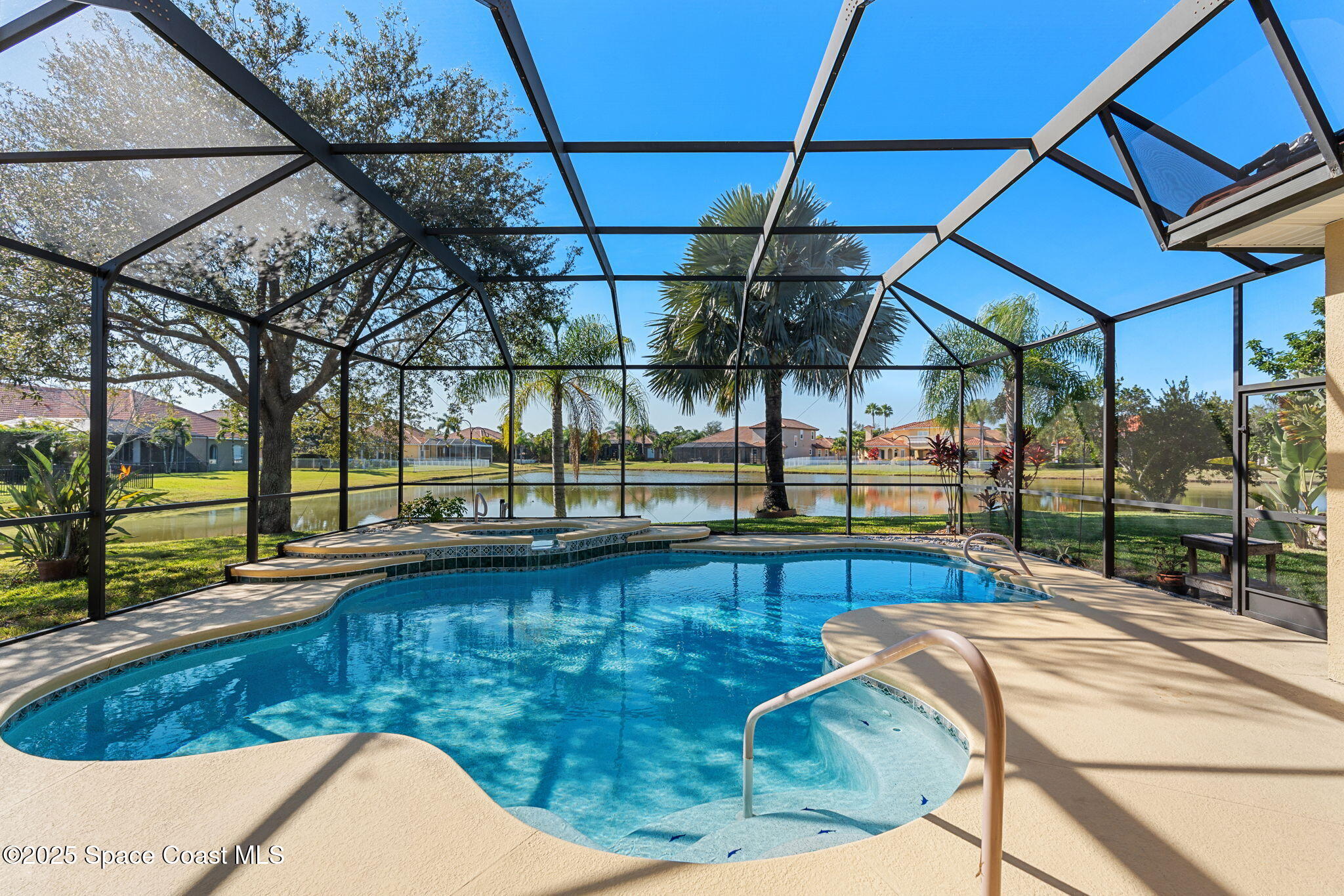 4034 Waterloo Place Melbourne, FL 32940 - Photo 42 of 57 Resurfaced pool and spa