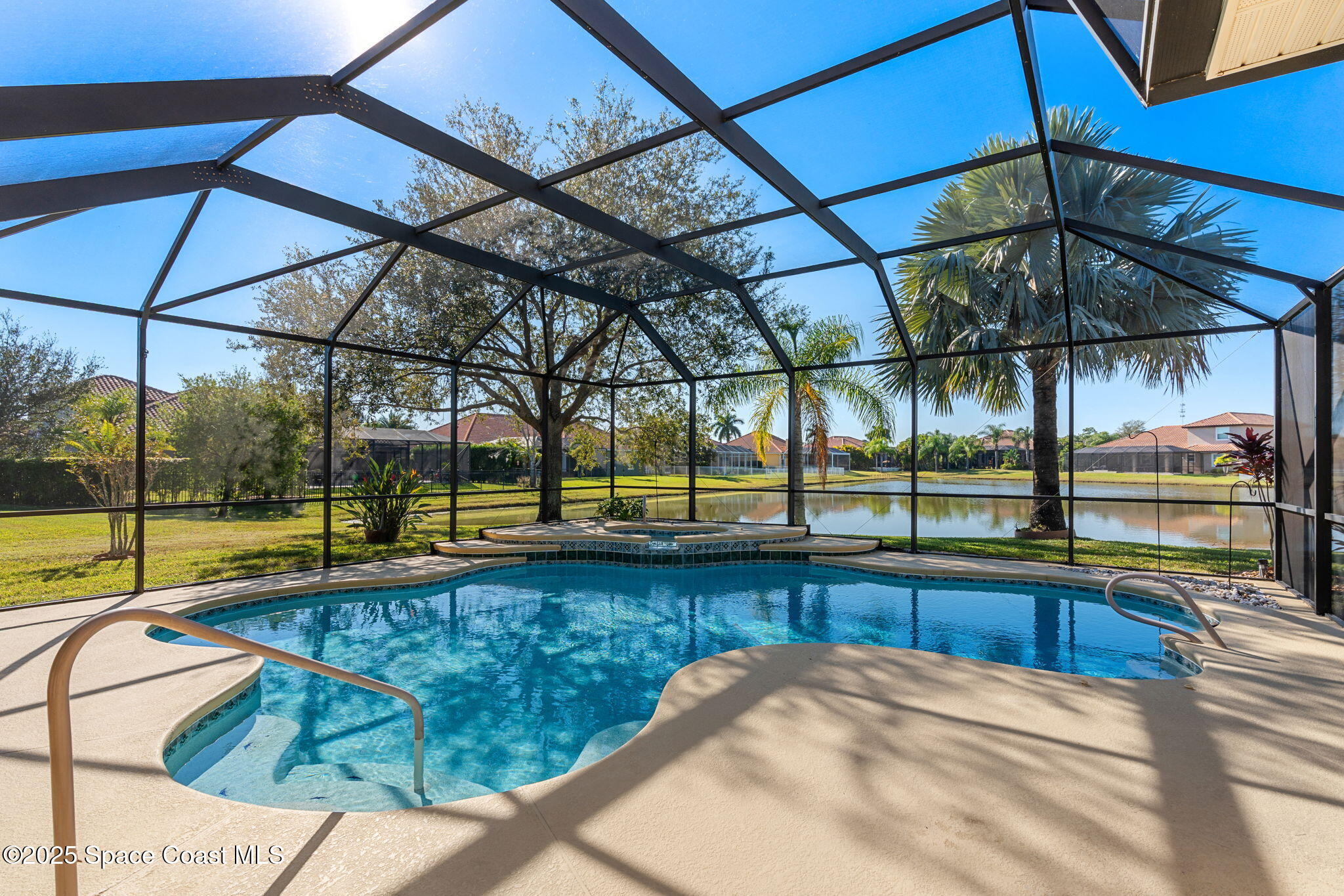 4034 Waterloo Place Melbourne, FL 32940 - Photo 43 of 57 Resurfaced pool and spa