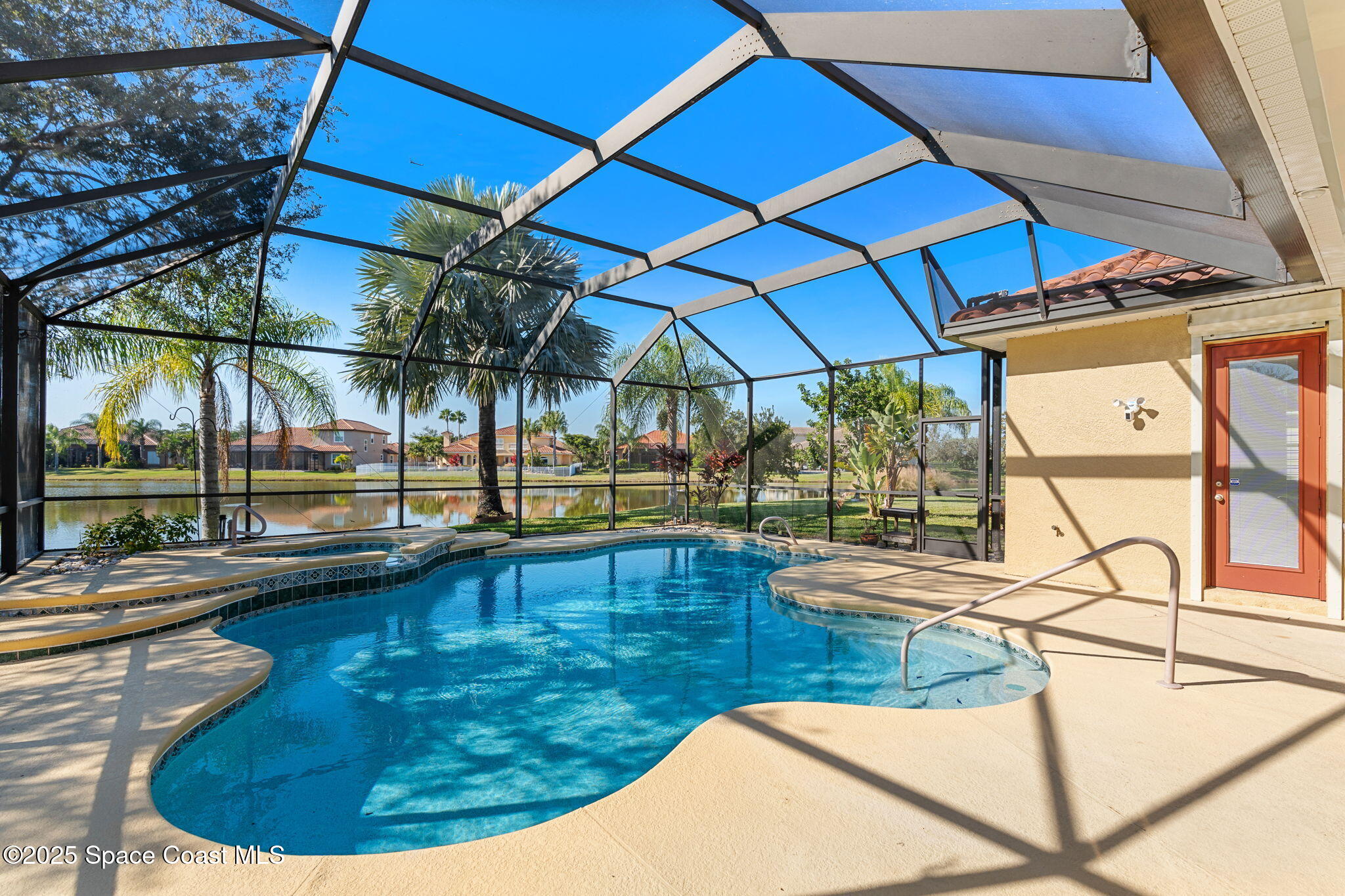 4034 Waterloo Place Melbourne, FL 32940 - Photo 44 of 57 Resurfaced pool and spa