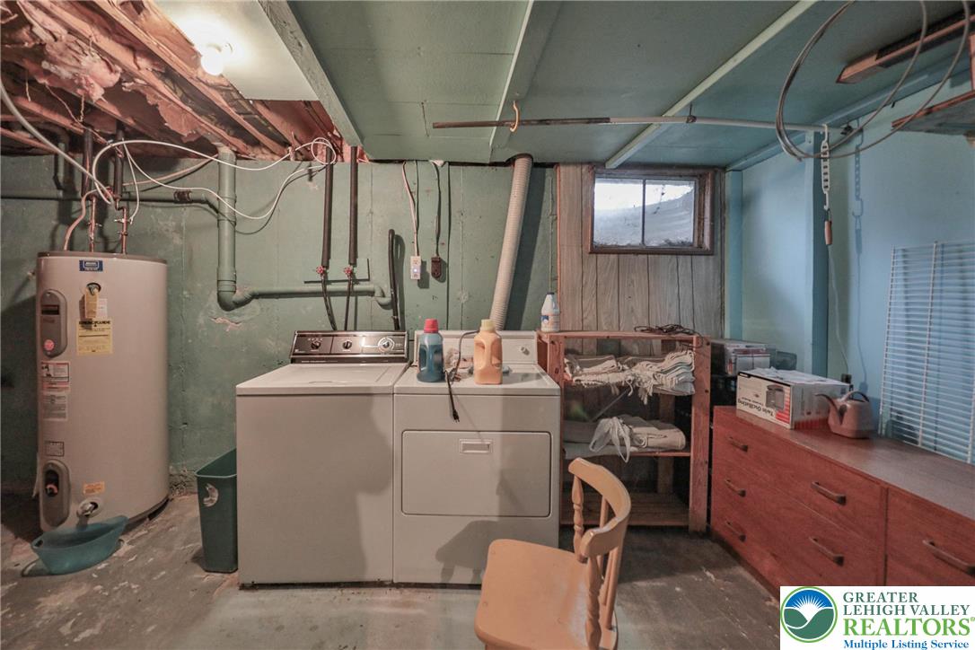 1502 2nd Street Bethlehem, PA 18020 - Photo 36 of 62 a view of a storage & utility room with washer and dryer