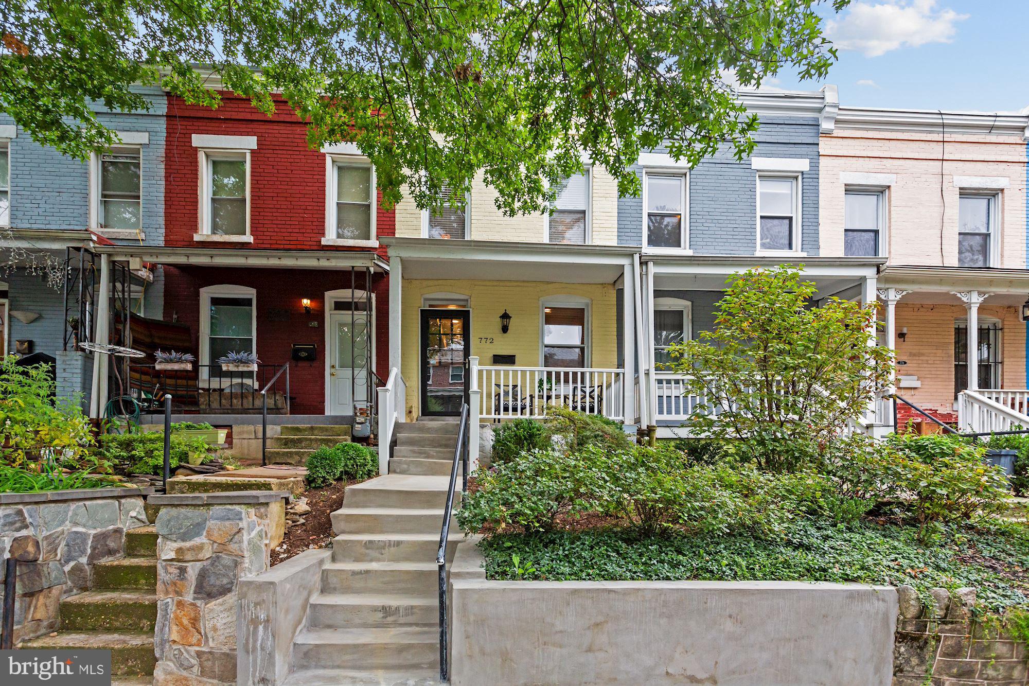 772 Irving Street Northwest Washington, DC 20010 - Photo 1 of 38 front view of a house