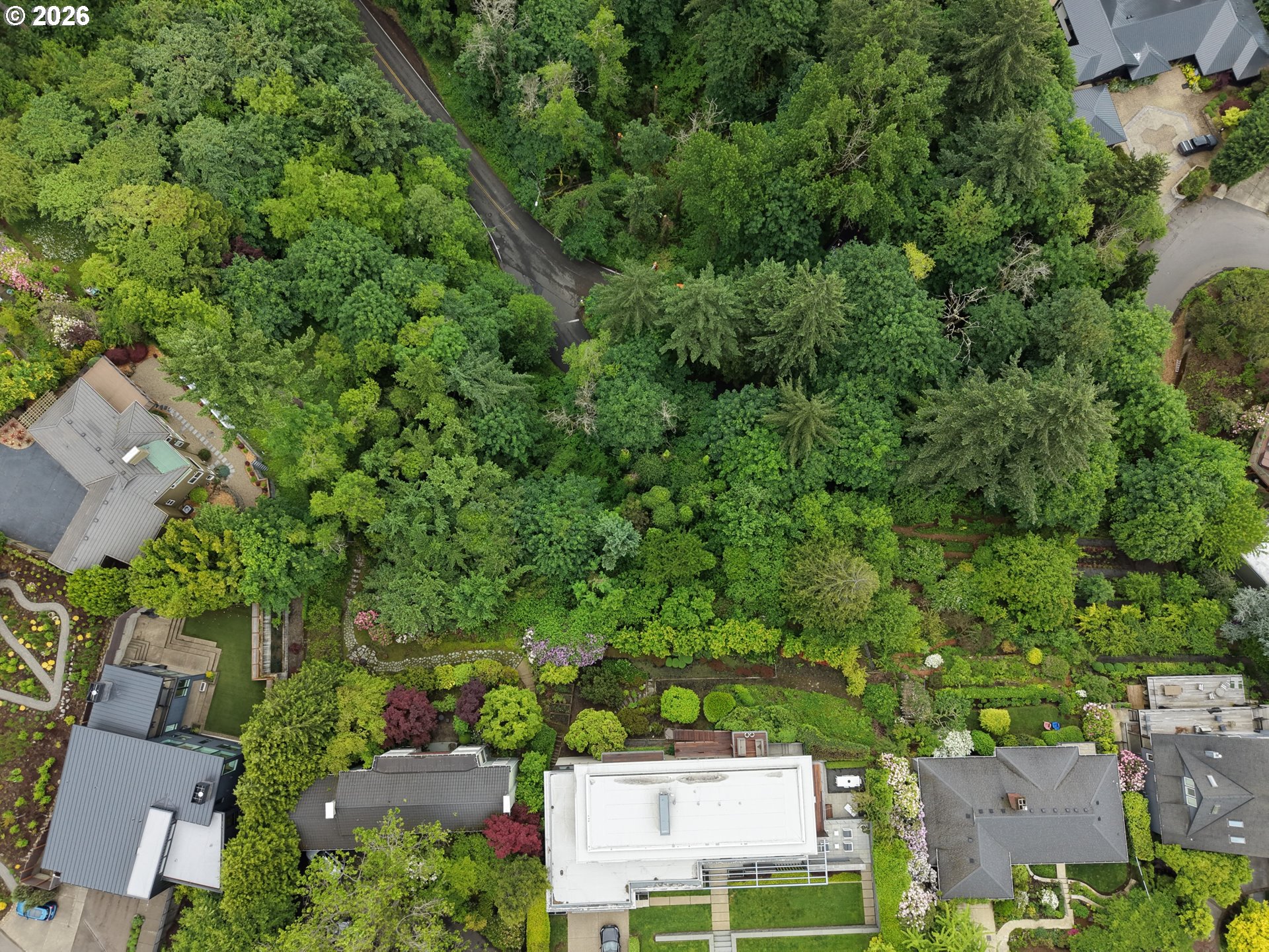 0 Southwest Mcdonnell Portland, OR 97239 - Photo 4 of 17 an aerial view of a house with a yard