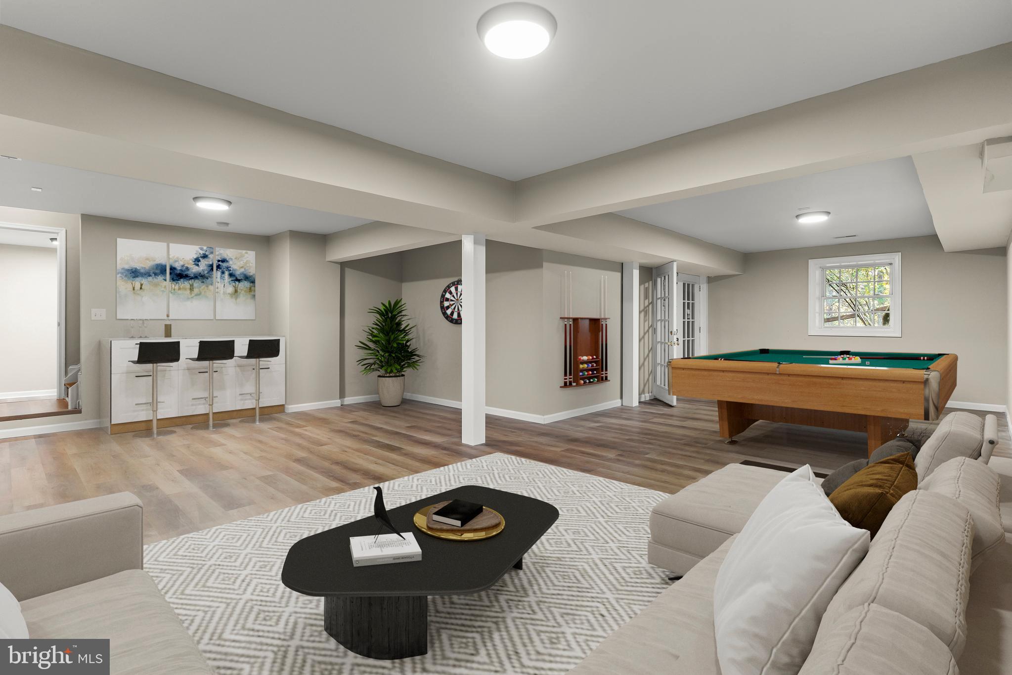 14294 Browntown Road Culpeper, VA 22701 - Photo 10 of 118 Virtually staged Lower-Level Recreation Room