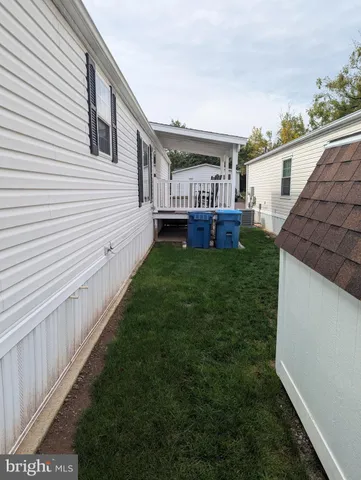 a backyard of a house