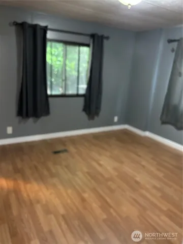 a close up of a white building