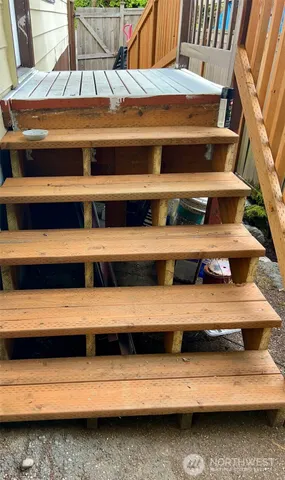 a view of front door