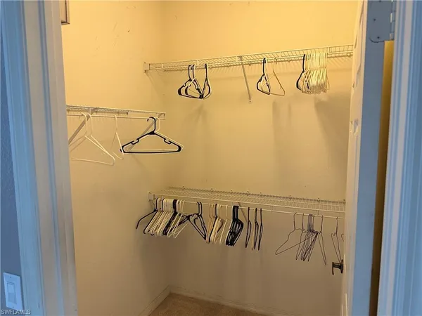 a view of a rack on the wall