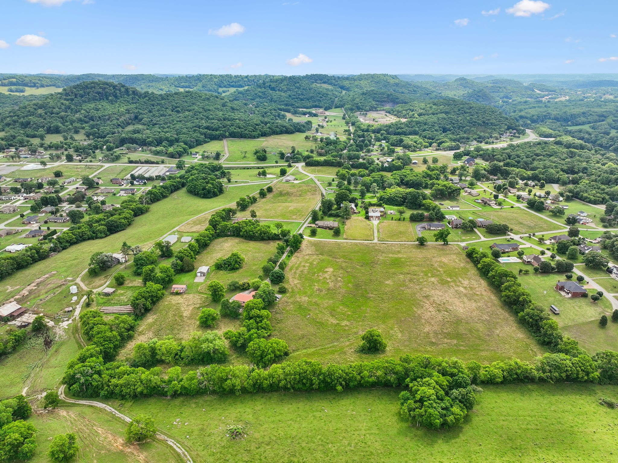 20 Riverbend Lane Carthage, TN 37030 - Photo 58 of 71 an aerial view of residential houses with outdoor space and trees