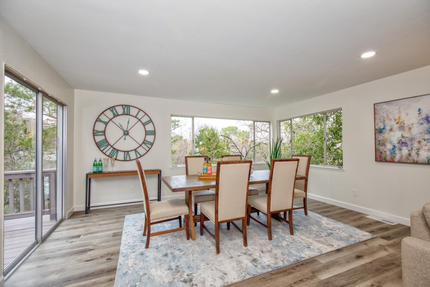 865 Sunset Drive San Carlos, CA 94070 - Photo 5 of 26 a dining room with furniture window and wooden floor