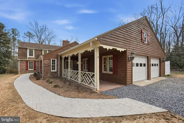 front view of a house with a porch