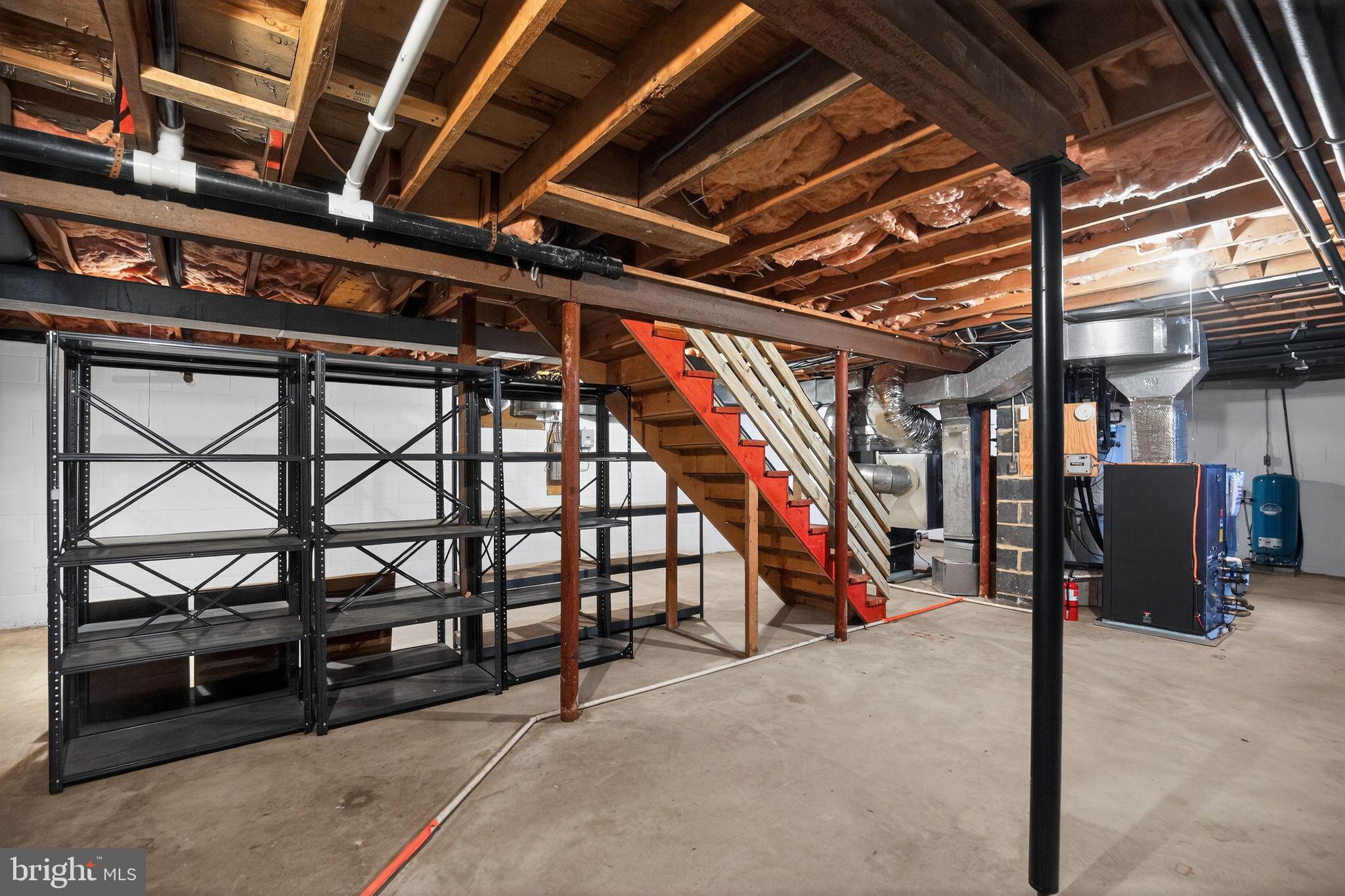 20045 Tower Hill Road Leonardtown, MD 20650 - Photo 42 of 65 Unfinished basement, exceptional storage- lower 1.