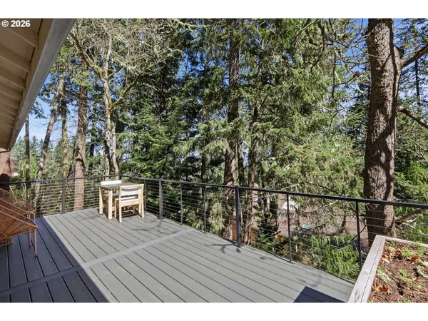 a outdoor view with a sitting space