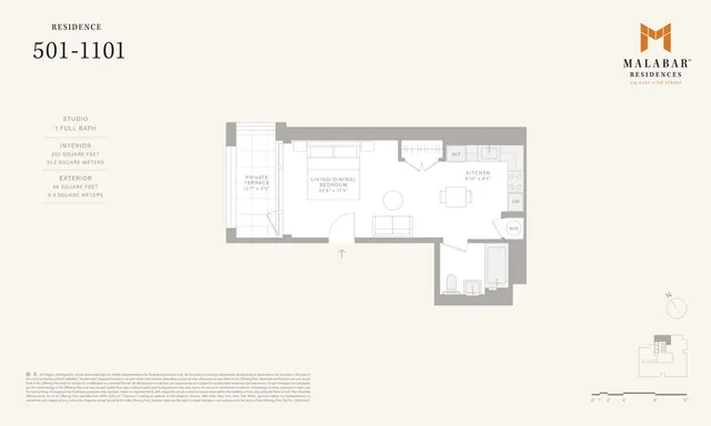 $1,480,000 | 126 East 57th Street, Unit 701 | Midtown East