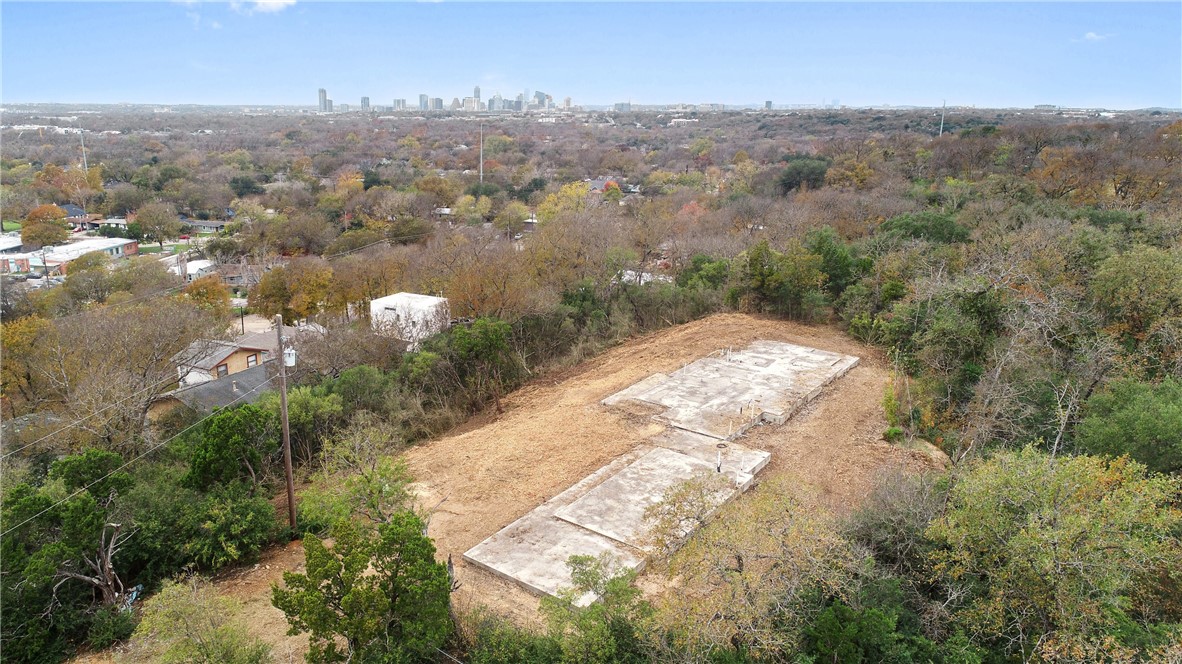 an aerial view of lot of trees