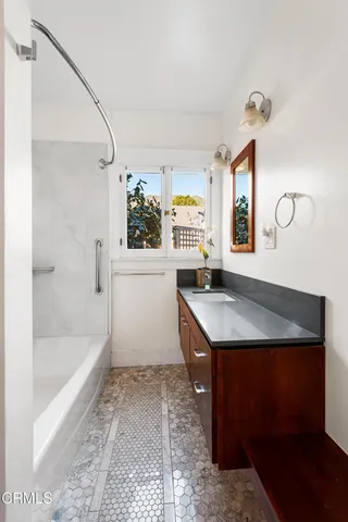 a bathroom with a sink and a toilet