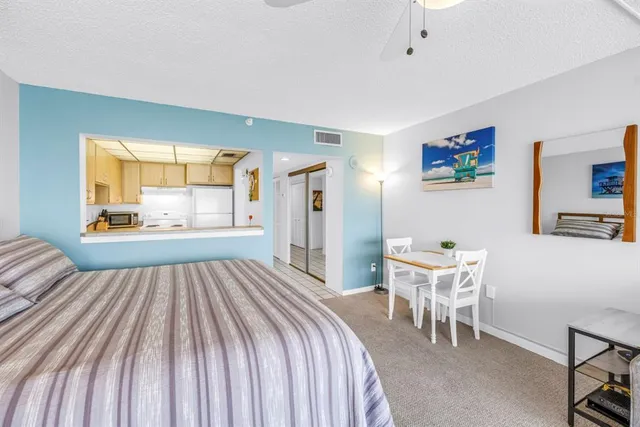 a view of beach and ocean