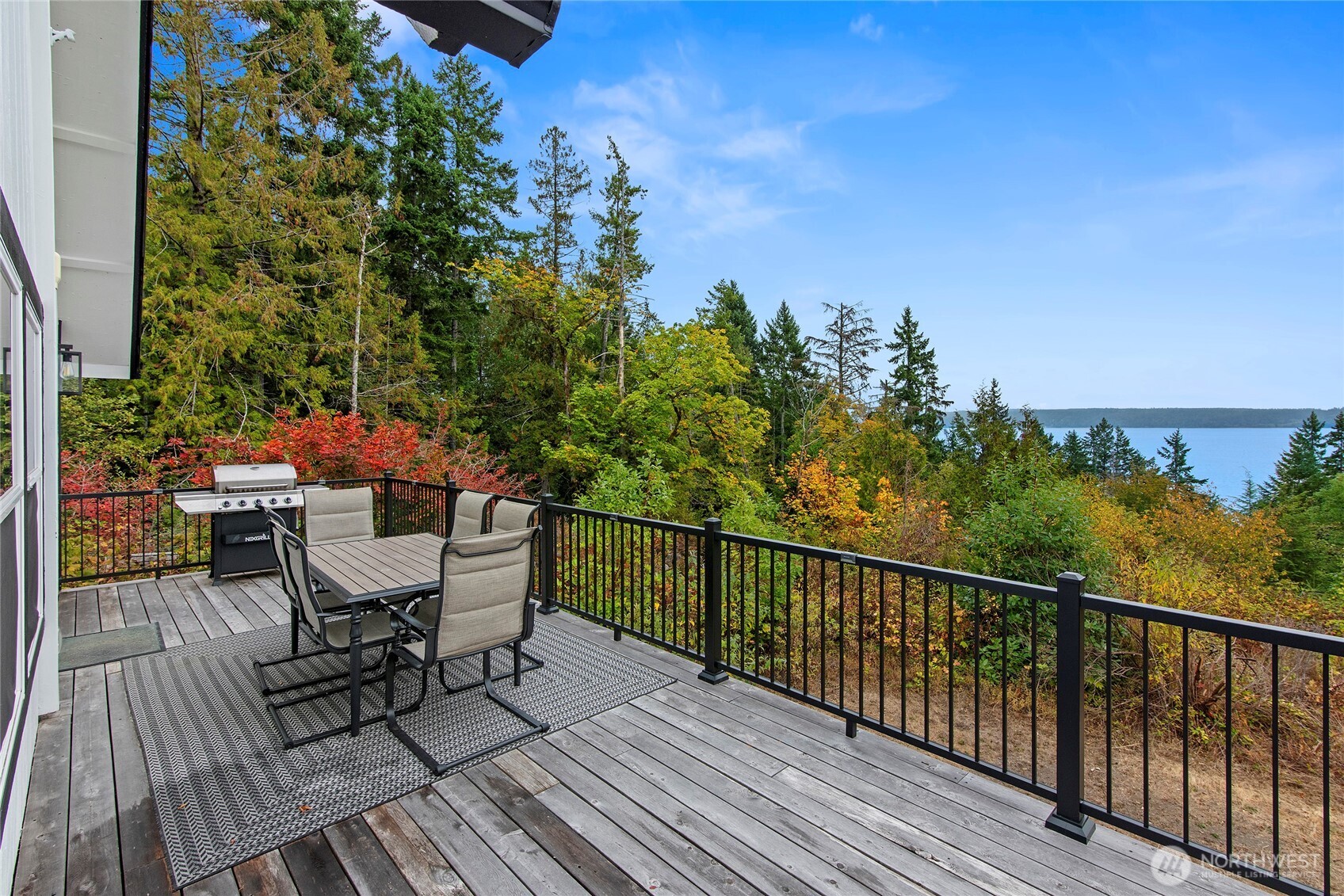 304292 Highway 101 Brinnon, WA 98320 - Photo 19 of 33 a view of a balcony with furniture