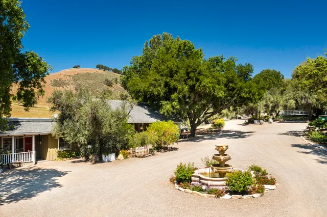 a large kitchen with a window