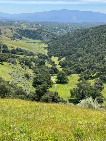 a view of an outdoor space with mountain view