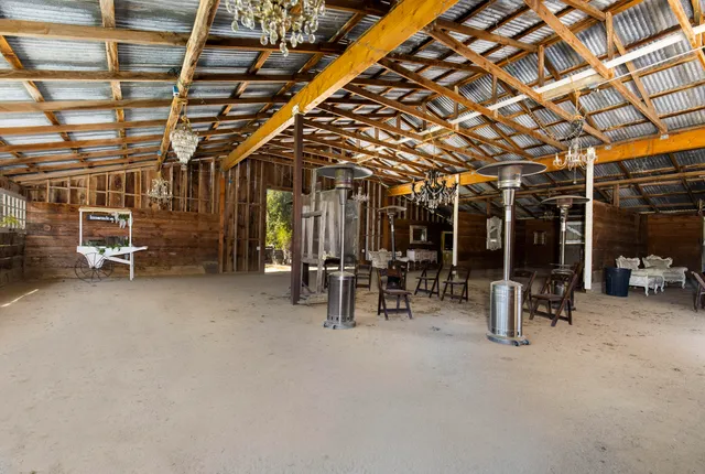an aerial view of residential house with outdoor space