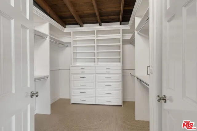 a view of walk in closet