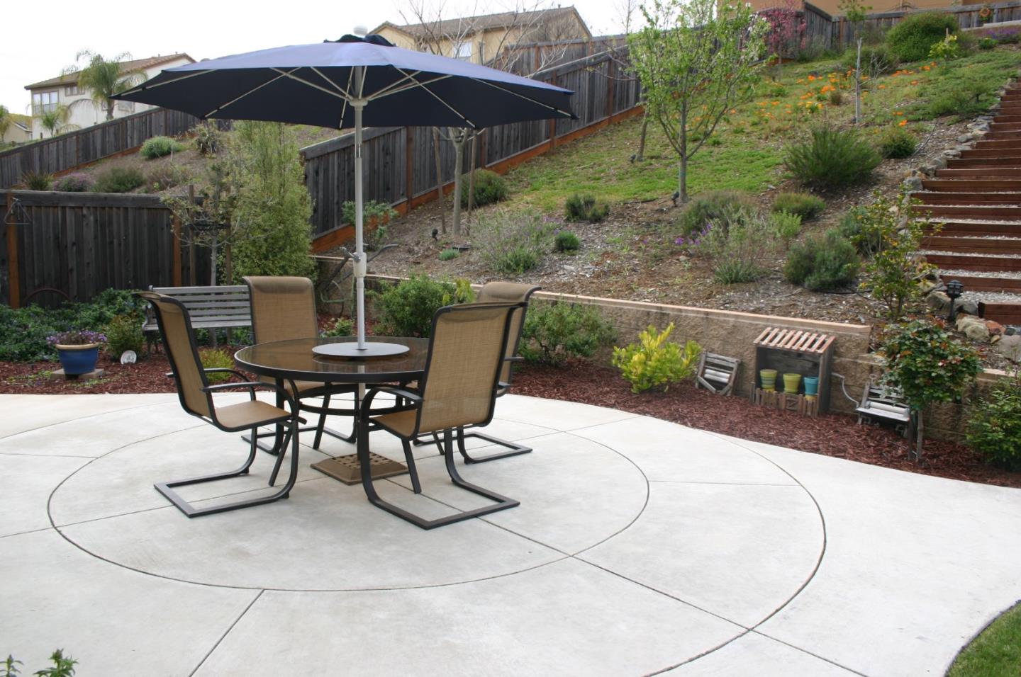 7247 Pitlochry Drive Gilroy, CA 95020 - Photo 24 of 44 a view of backyard with furniture and outdoor seating