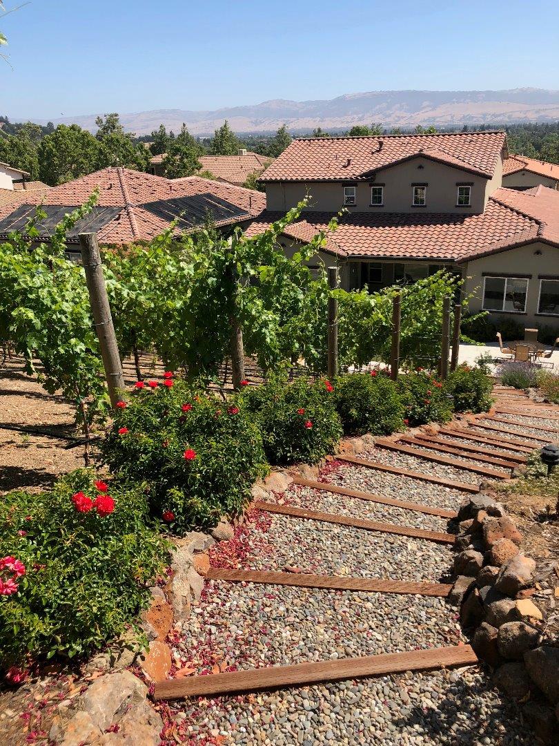 7247 Pitlochry Drive Gilroy, CA 95020 - Photo 31 of 44 a view of a garden with an outdoor seating