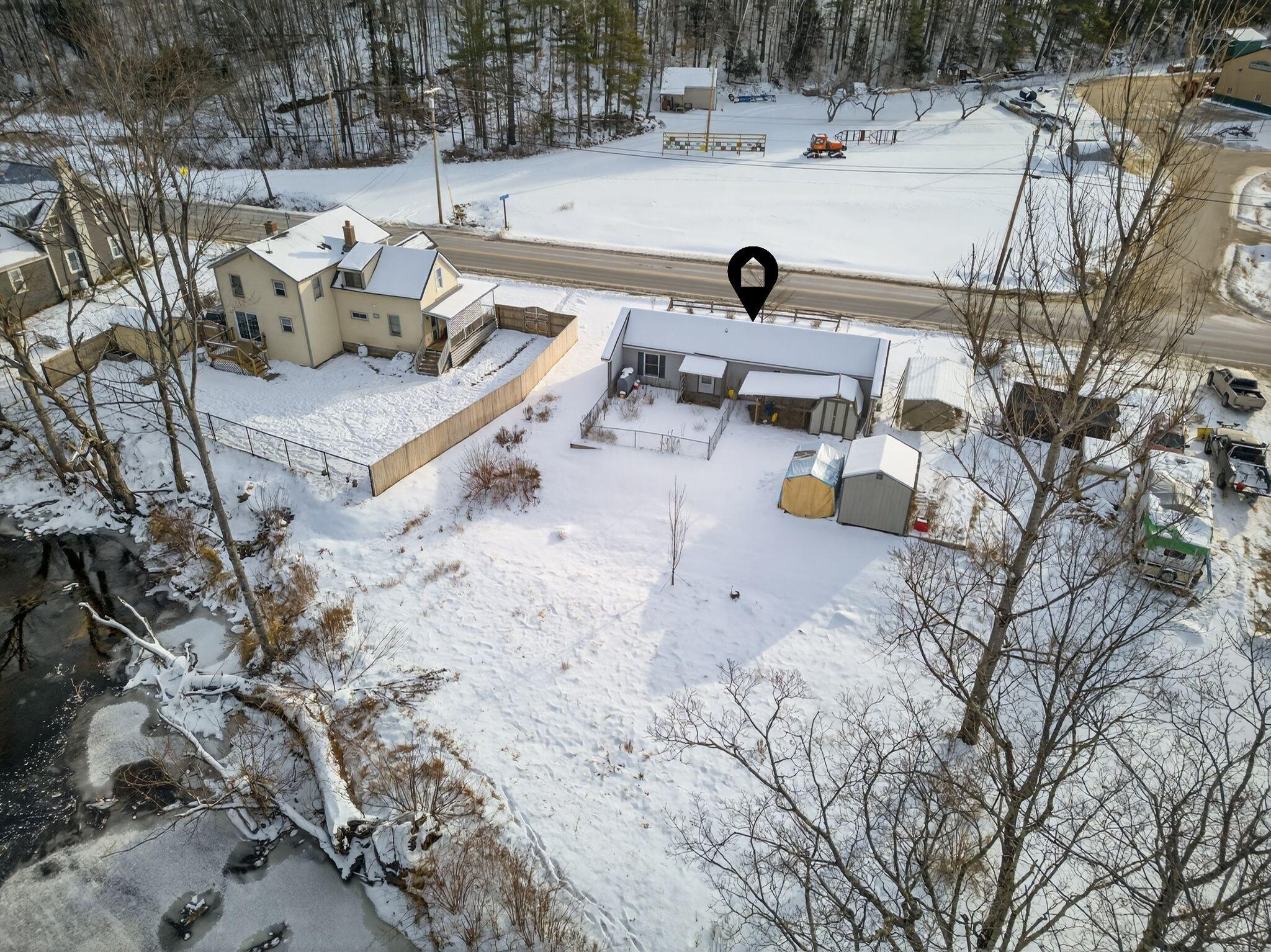 37 Depot Street Buckfield, ME 04220 - Photo 23 of 27 Aerial