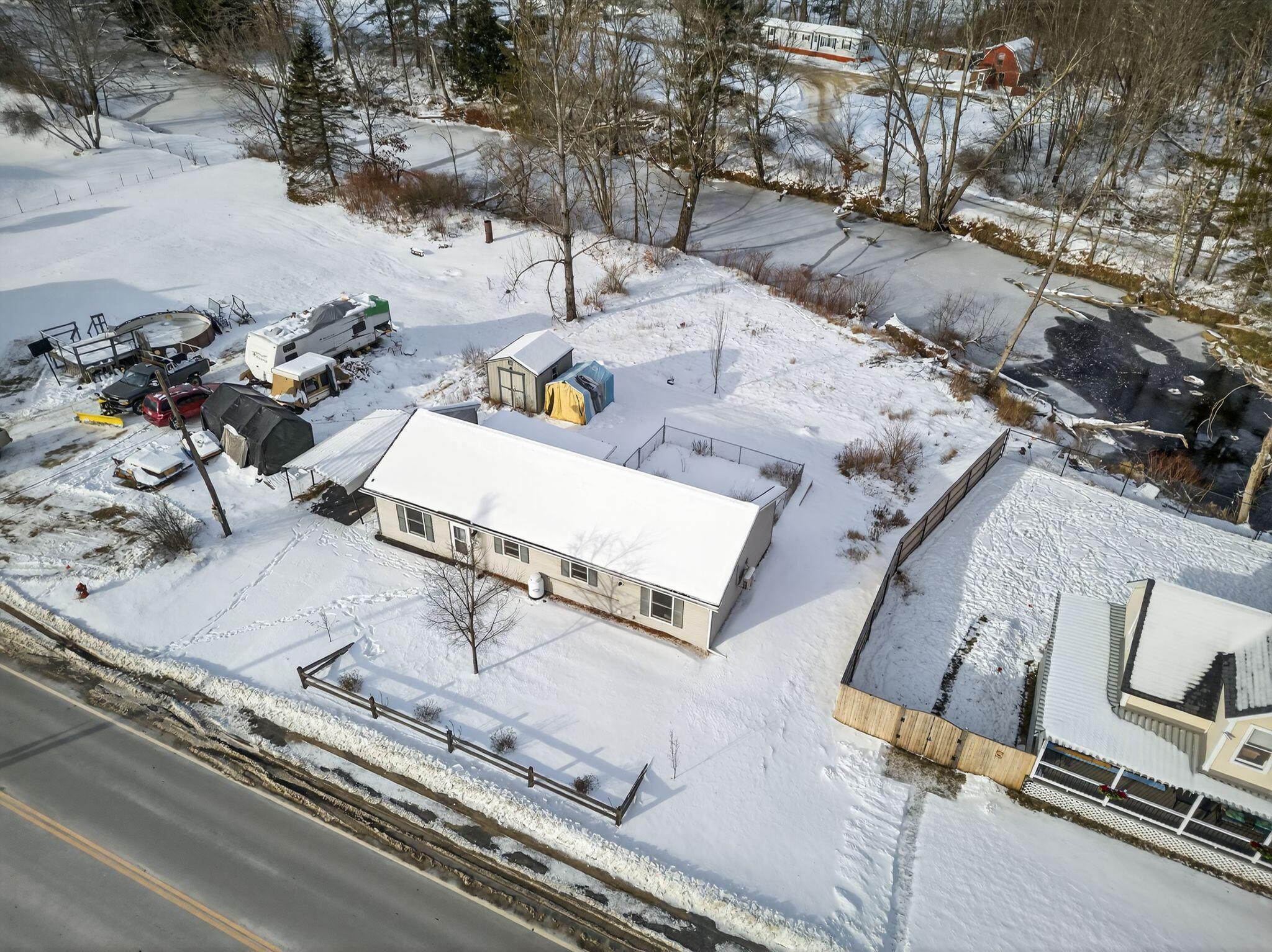 37 Depot Street Buckfield, ME 04220 - Photo 24 of 27 Aerial