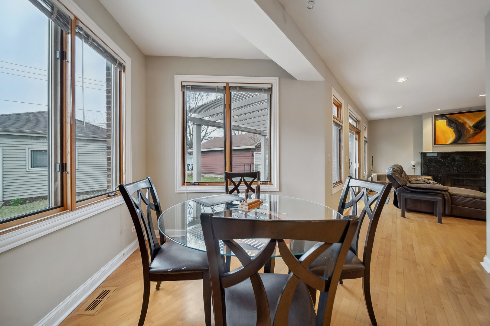 Undisclosed Address Park Ridge, IL 60068 - Photo 16 of 47 a view of a dining room with furniture and a window