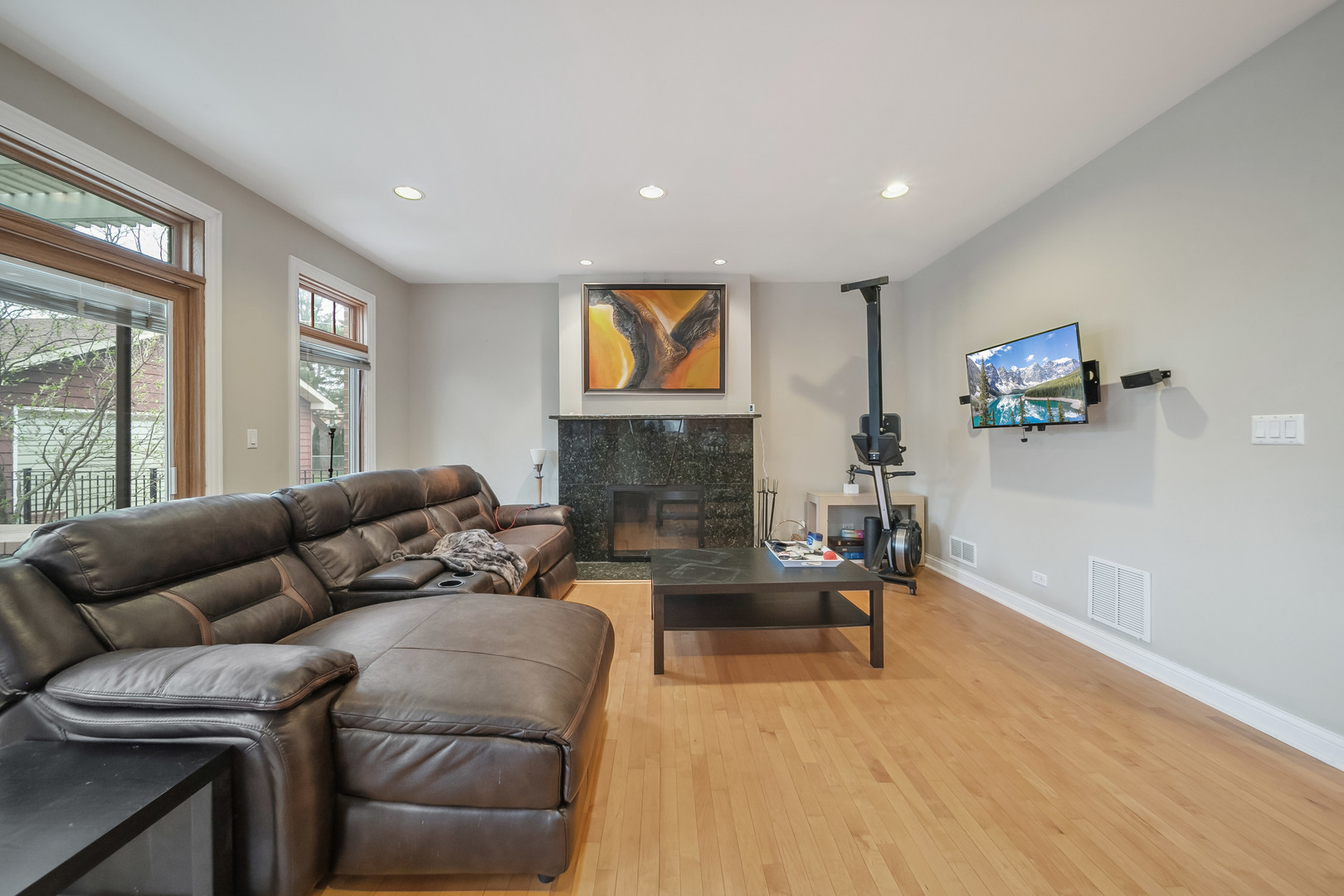 Undisclosed Address Park Ridge, IL 60068 - Photo 10 of 47 a living room with furniture and a fireplace