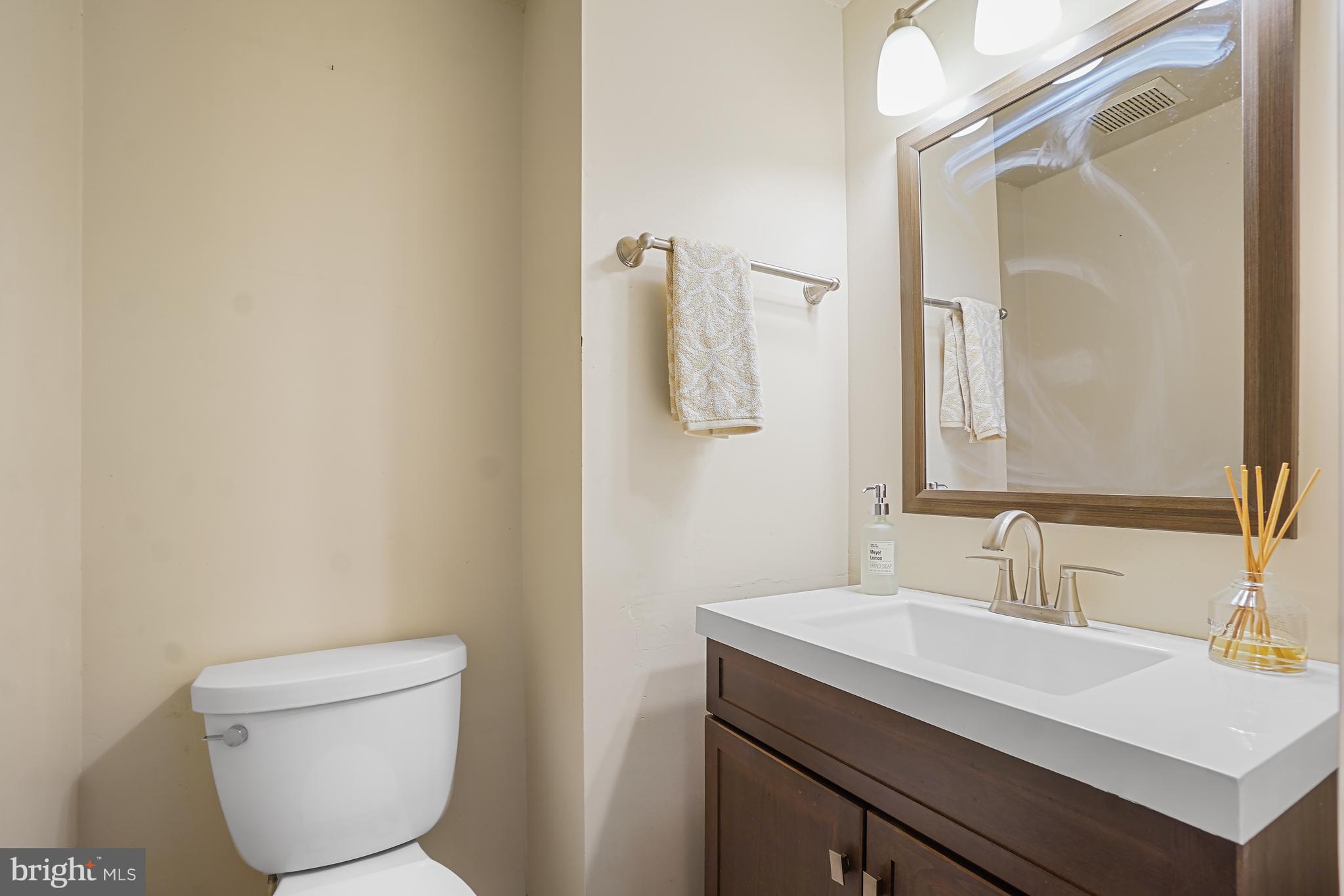 7994 Windsail Court Frederick, MD 21701 - Photo 20 of 46 a bathroom with a sink toilet and mirror