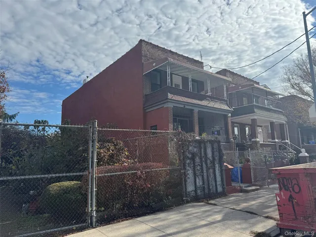 a backyard of a house