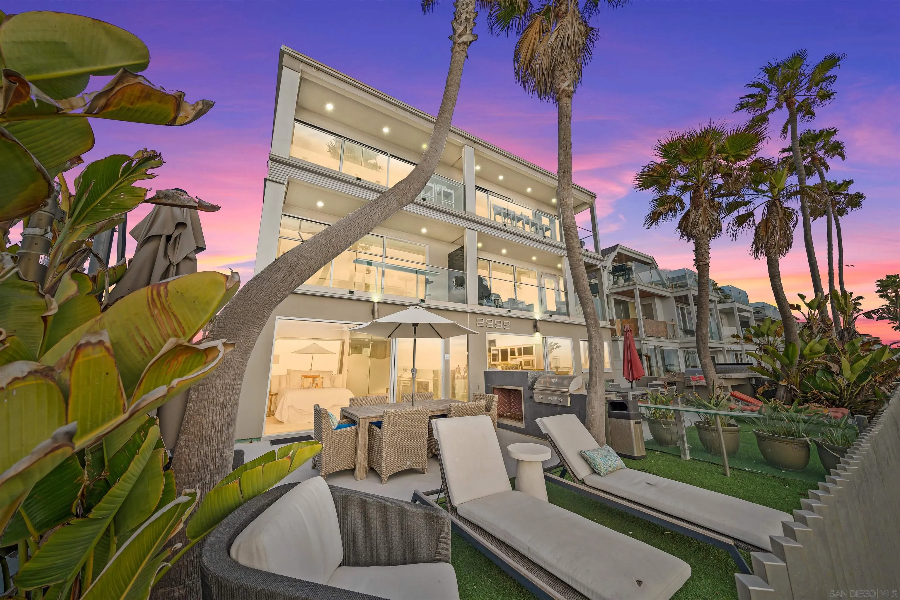 2999 Ocean Front Walk, Unit 1 San Diego, CA 92109 - Photo 14 of 37 a view of balcony with a potted plant and sign