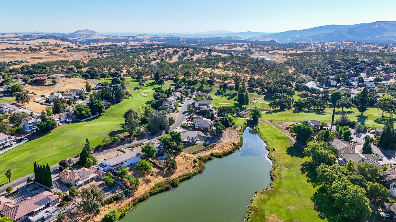 1116 Paradise Peak Road Valley Springs, CA 95252 - Photo 16 of 18 an aerial view of residential houses with outdoor space