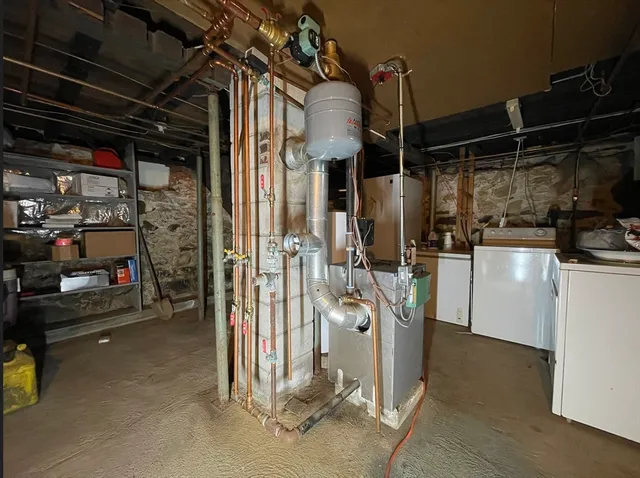 a view of storage and utility room