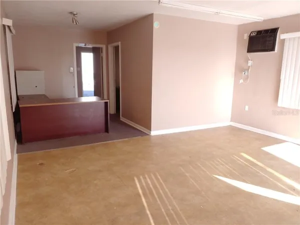a room with a window