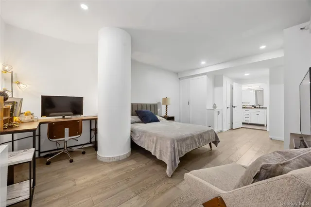 a view of balcony with city view