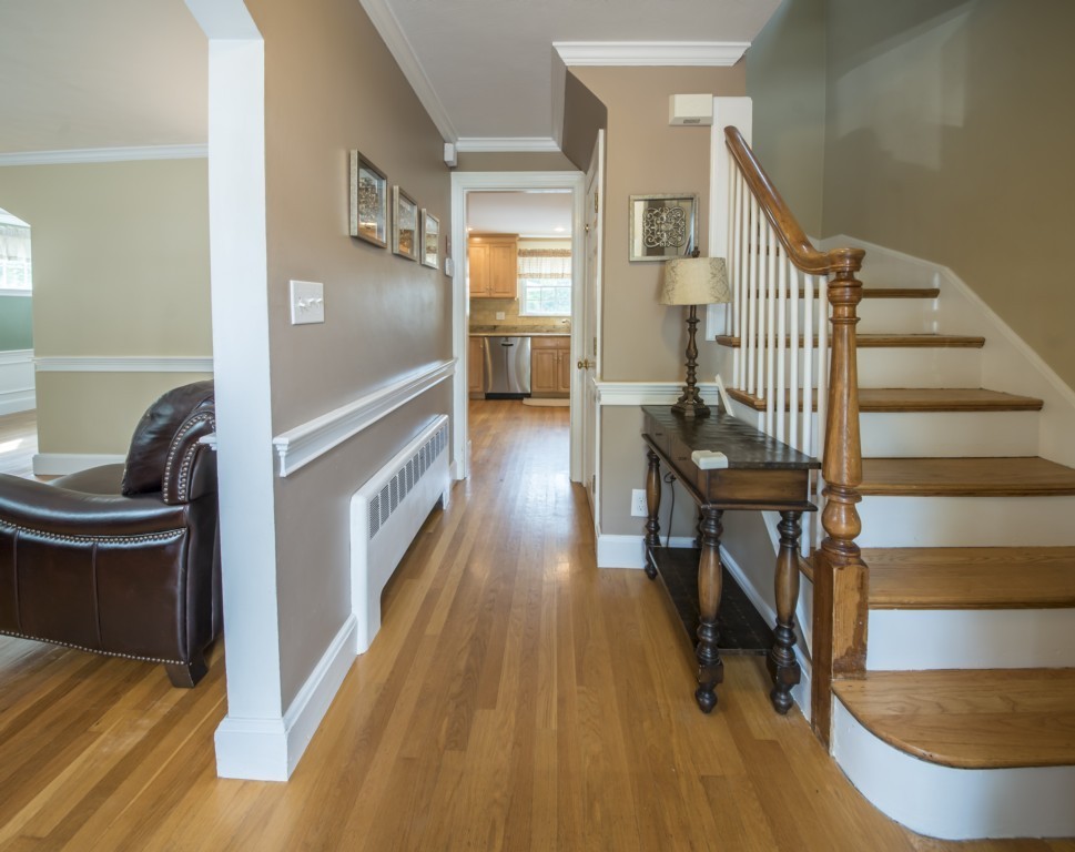 16 Latin Road Boston, MA 02132 - Photo 5 of 26 a view of entryway and hall with wooden floor
