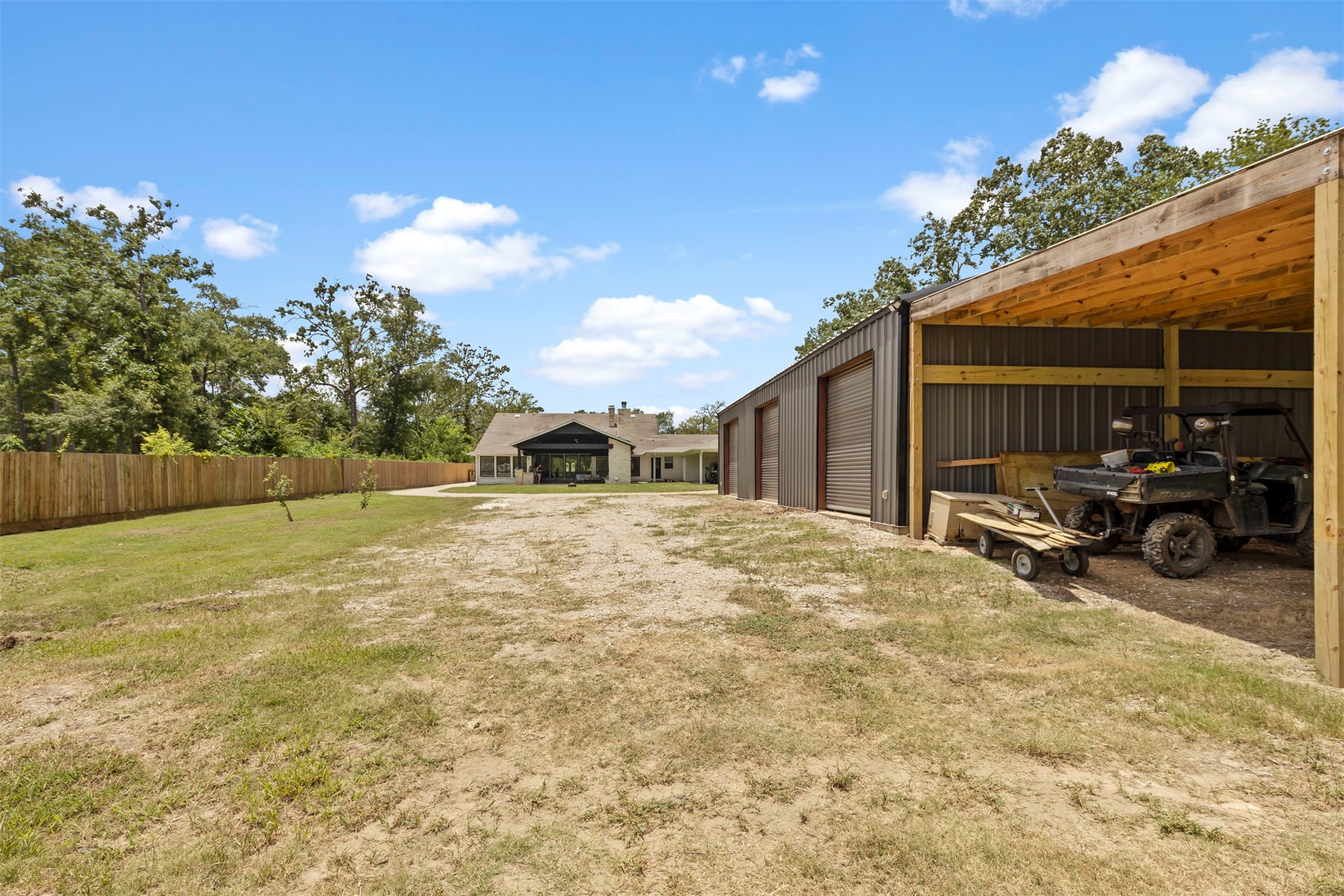 18022 Rogers Road New Waverly, TX 77358 - Photo 40 of 49 View From Gate Going To The 16 Acres