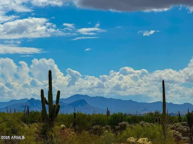 a view of a lake in front of building