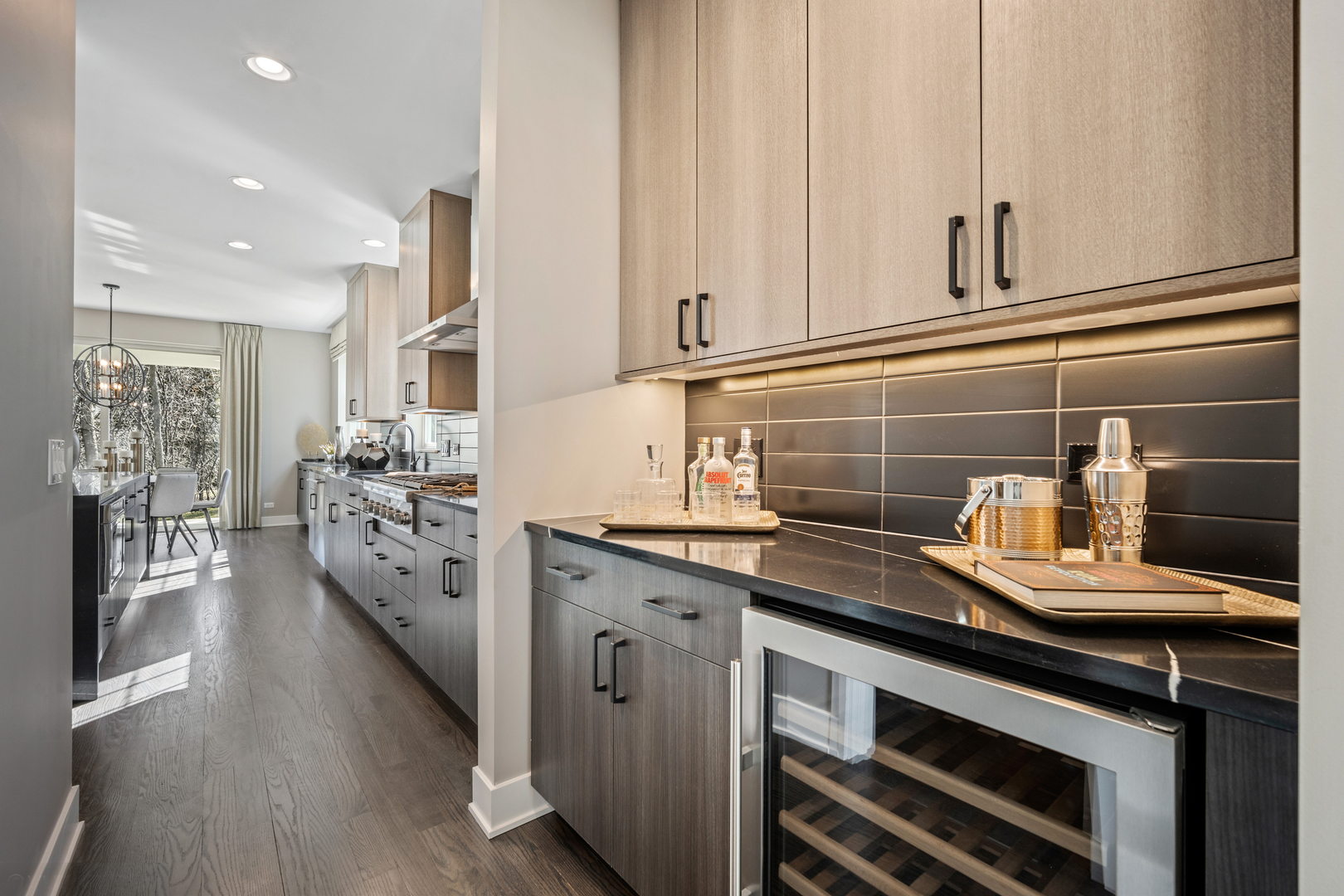 2824 Parkside Circle Glenview, IL 60026 - Photo 13 of 31 a kitchen with stainless steel appliances a sink stove and cabinets