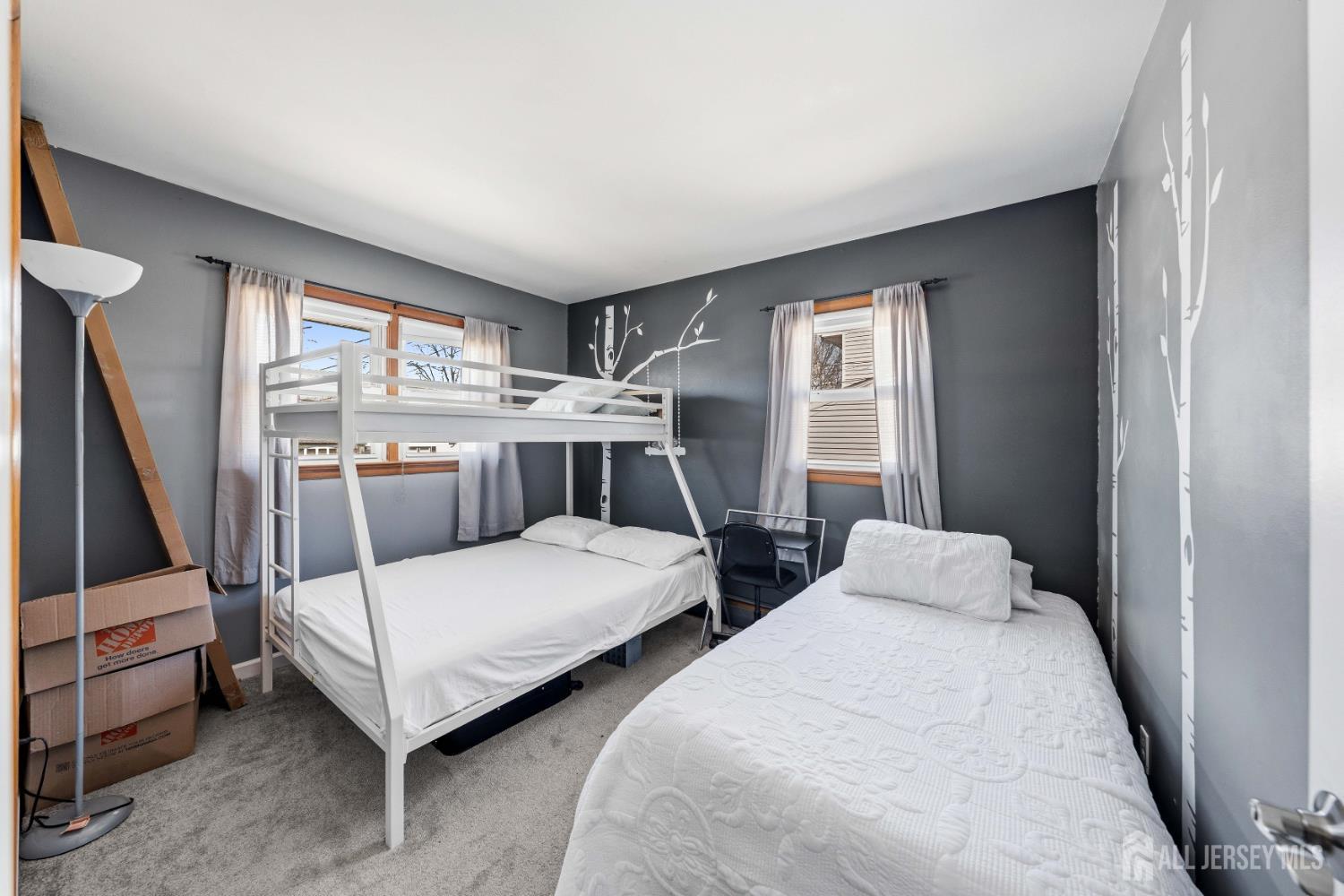 162 Rutherford Avenue Woodbridge, NJ 07095 - Photo 12 of 18 a bedroom with two beds and large window