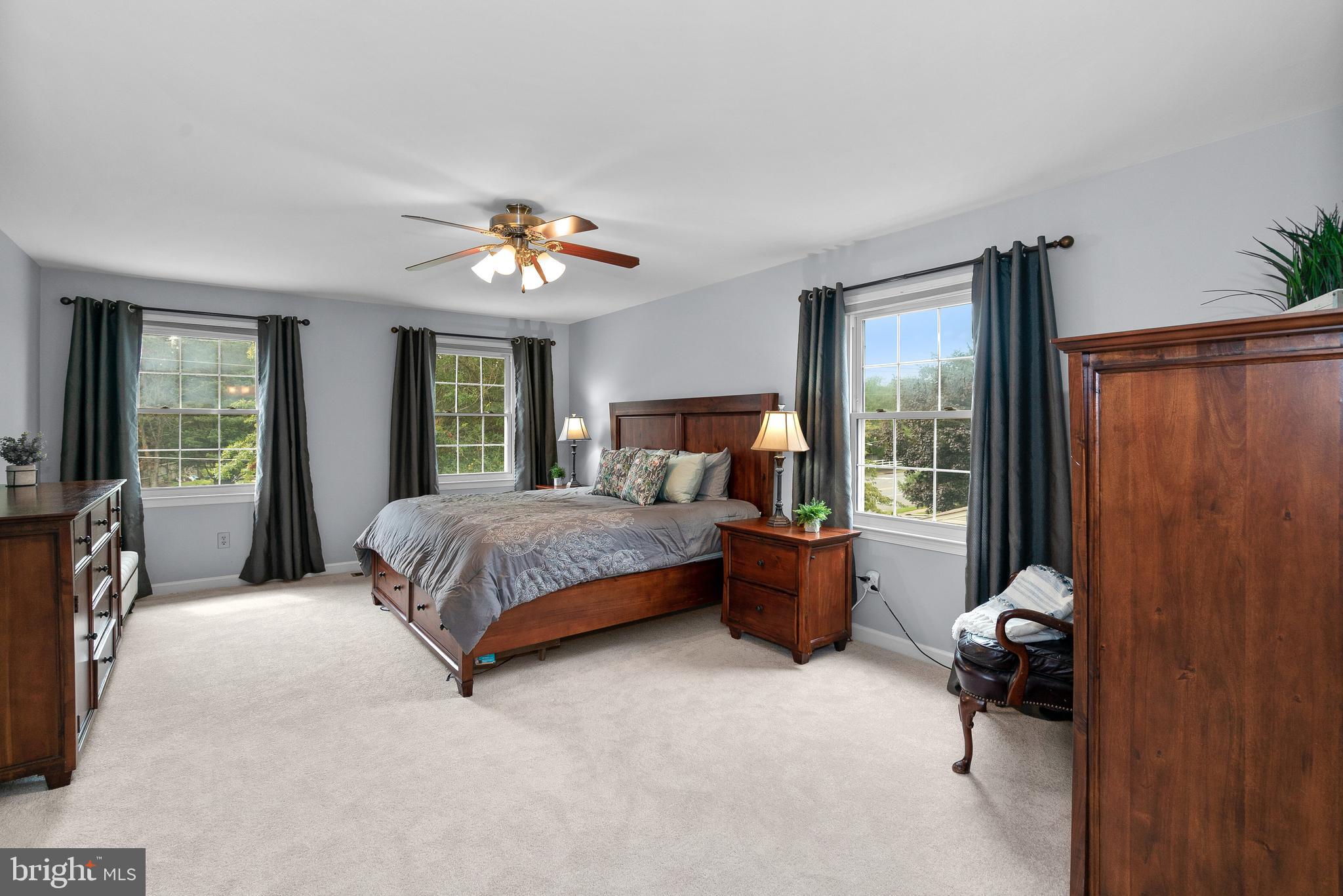 13910 Poplar Tree Road Chantilly, VA 20151 - Photo 23 of 51 Spacious Primary Suite w/ Fan and New Carpet