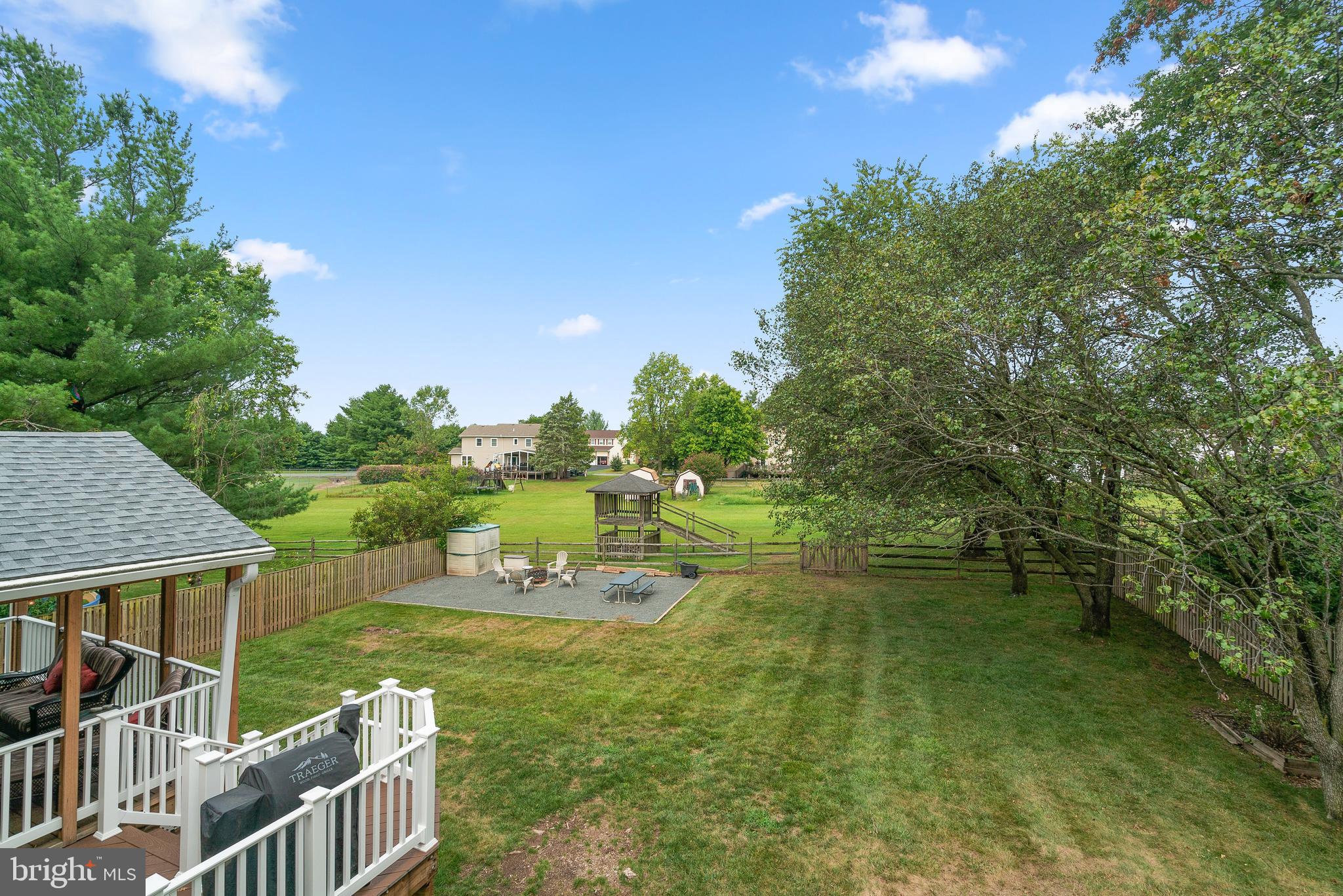 13910 Poplar Tree Road Chantilly, VA 20151 - Photo 45 of 51 Fenced Expansive Rear Lot
