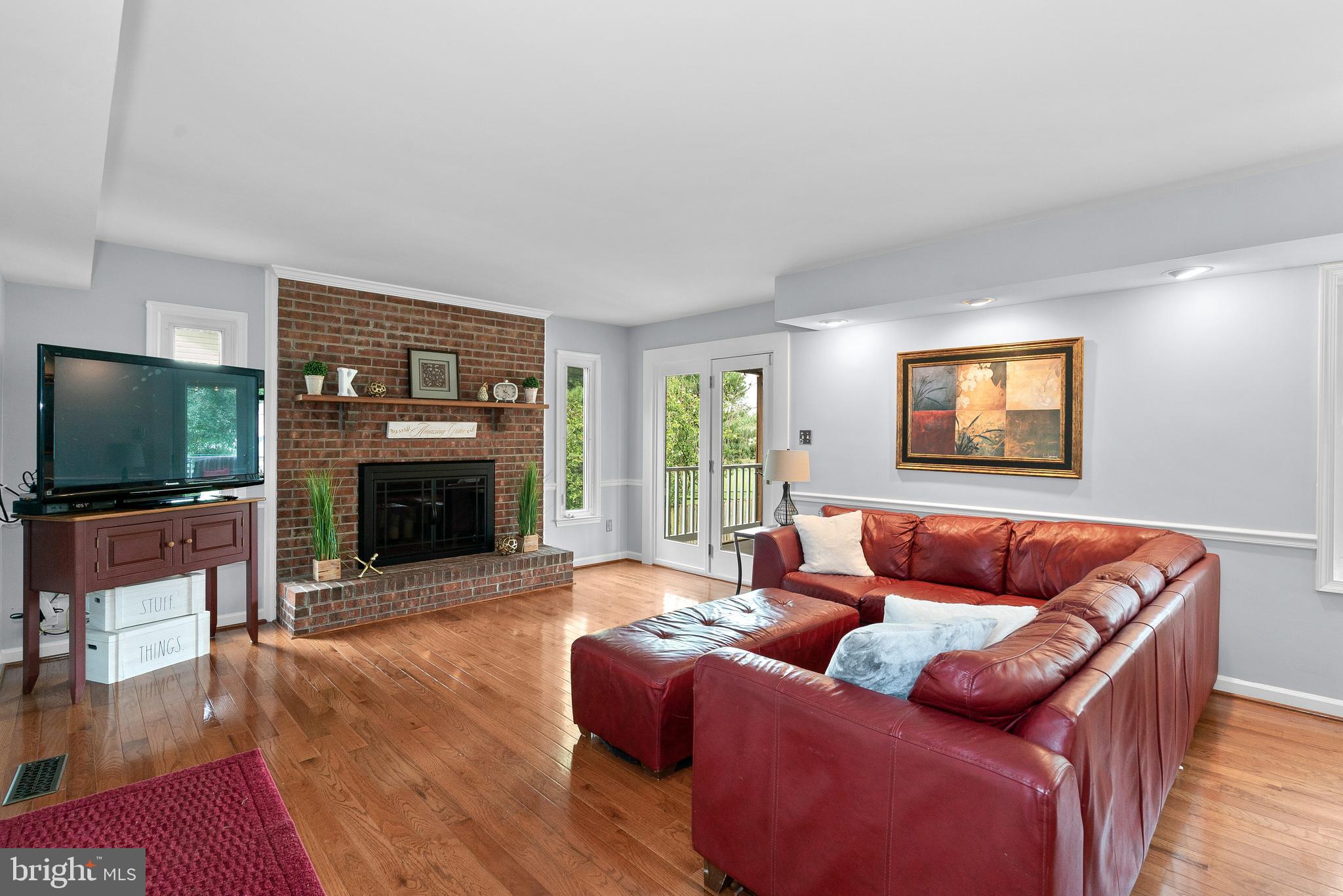 13910 Poplar Tree Road Chantilly, VA 20151 - Photo 9 of 51 Spacious Family Room w/ WB Fireplace