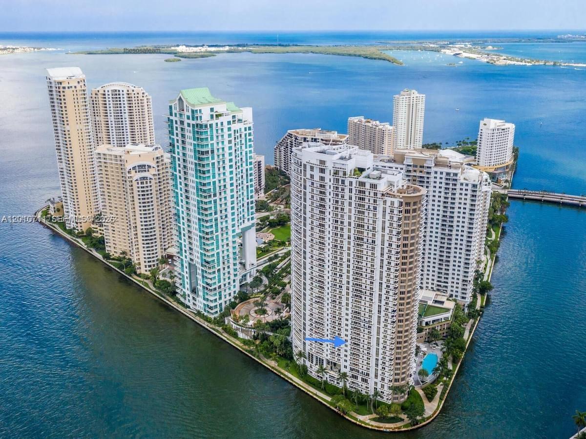 901 Brickell Key Boulevard, Unit 2807 Miami, FL 33131 - Photo 7 of 29 a view of balcony with city view