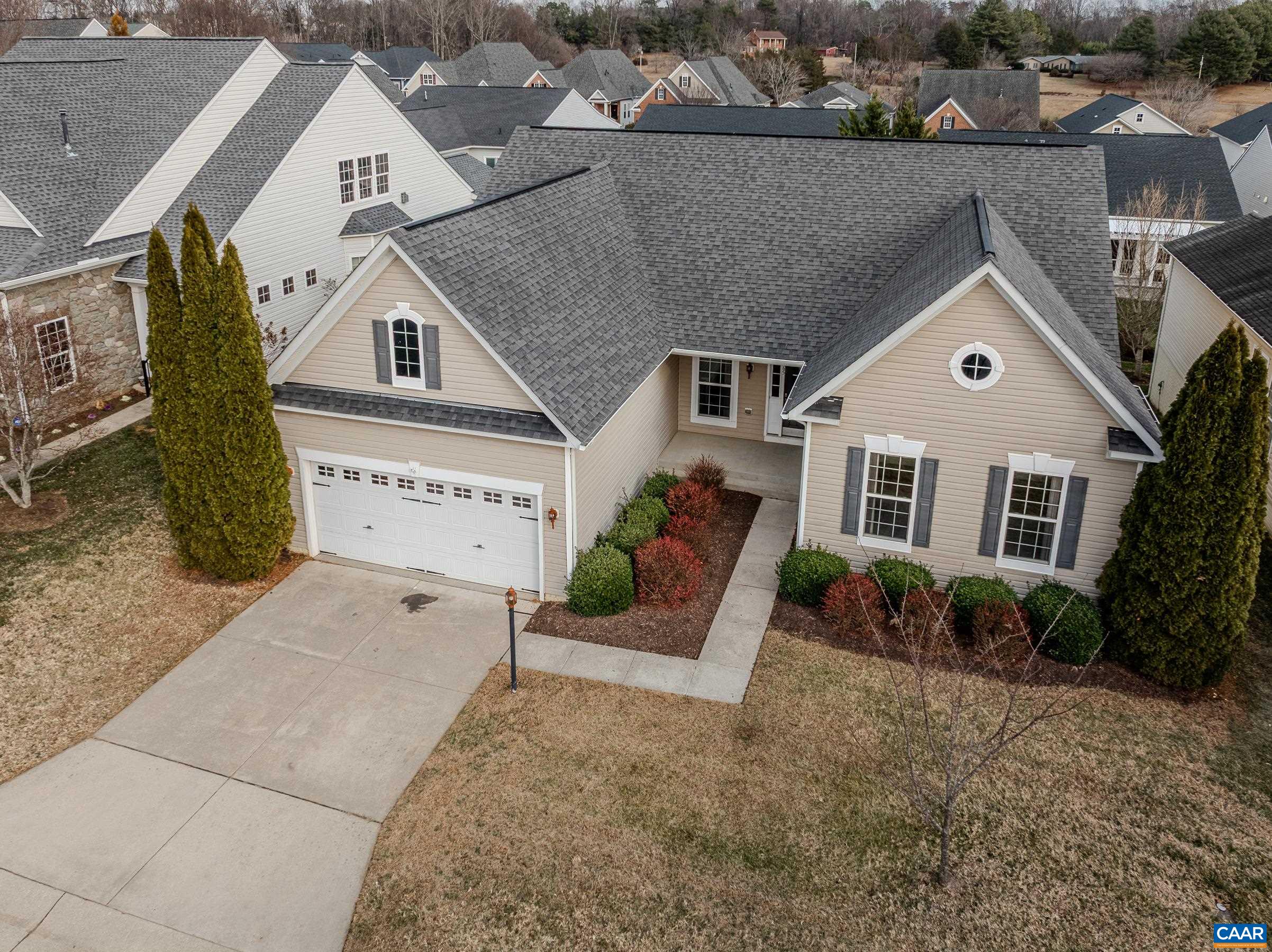 65 Prestwood Drive Ruckersville, VA 22968 - Photo 52 of 61 an aerial view of a house with a yard