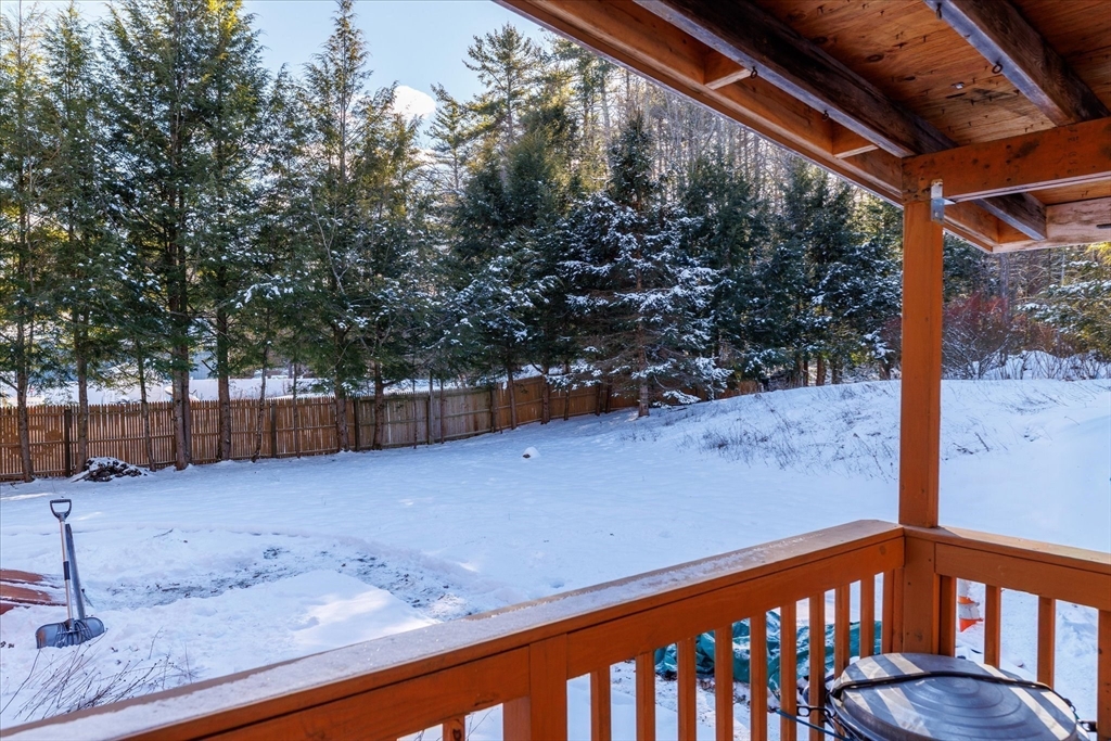 690 Clark Street Gardner, MA 01440 - Photo 18 of 26 a view of a backyard of the house